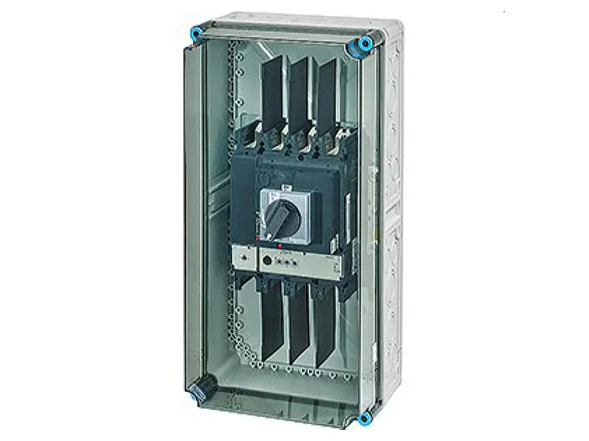 MiLasttrennschaltergehäuse 400 A, 4polig + PE Mi 7444