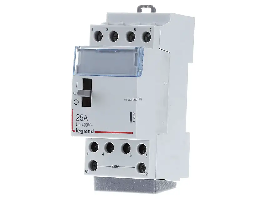 Installationsschütz 230V 25A 4S 412551