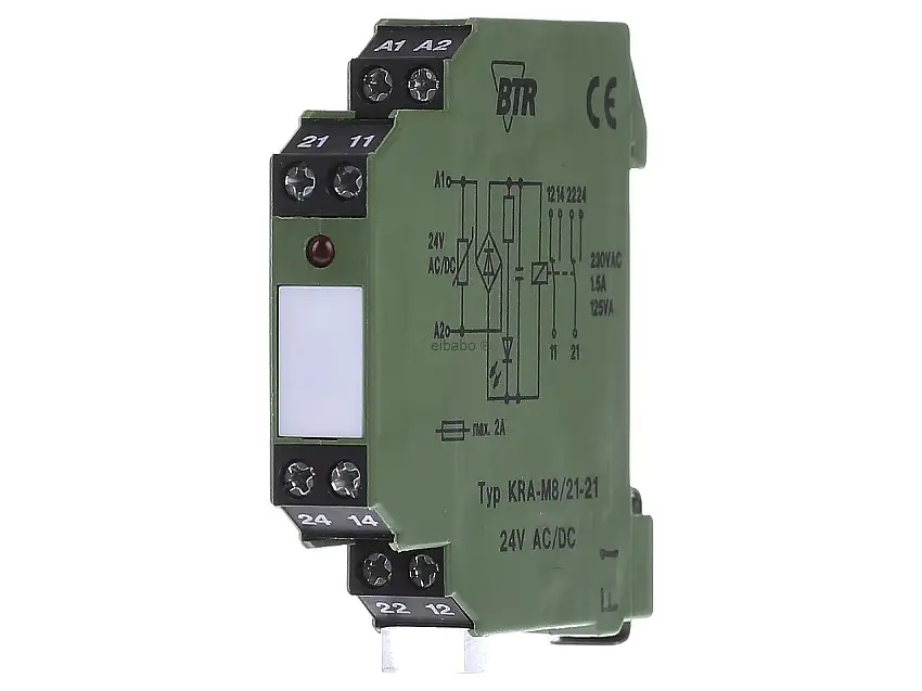 Koppelbaustein 2W KRA-M8/21-21 24AC/DC