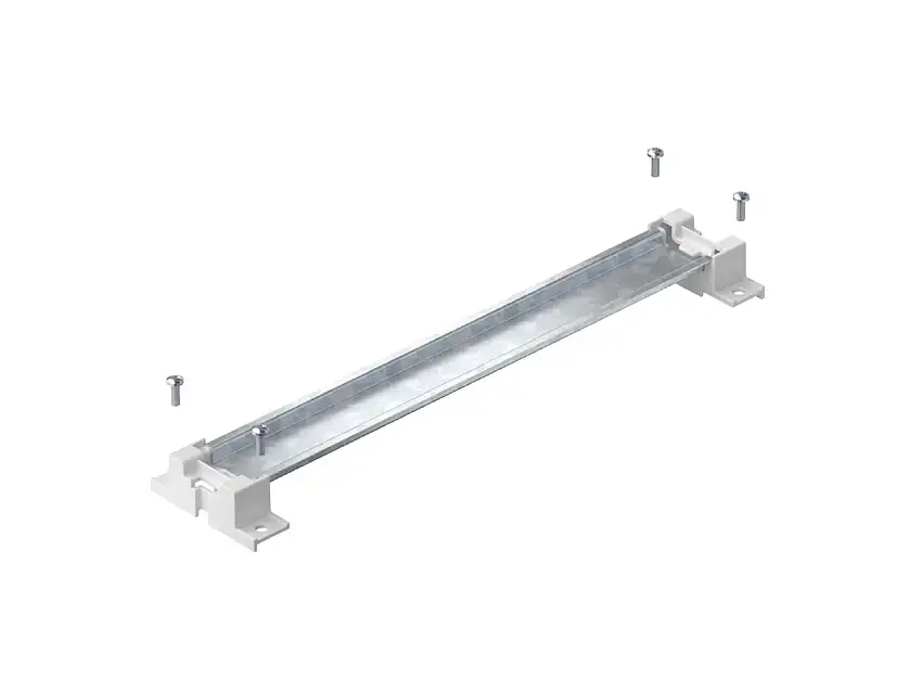 Hutschiene mit Träger+Schrauben 2069 X25 FS