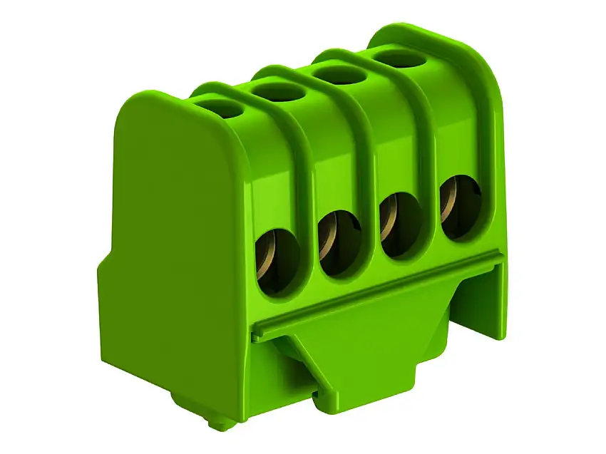 Schutzleiterklemme mit Schraubkontakten KL-DBS4x16GN
