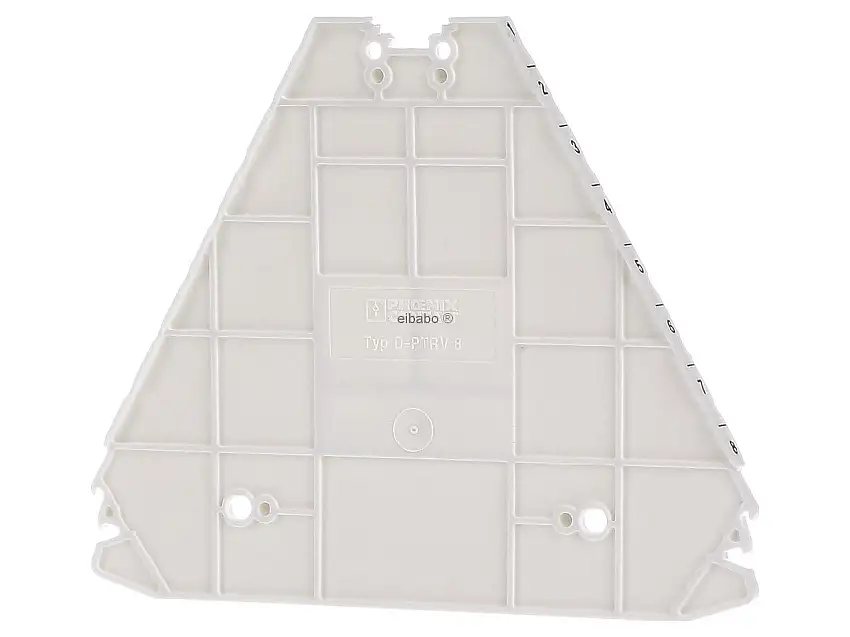 Abschlussdeckel L:100mm, B:2,2mm, ws D-PTRV 8 WH 1-8