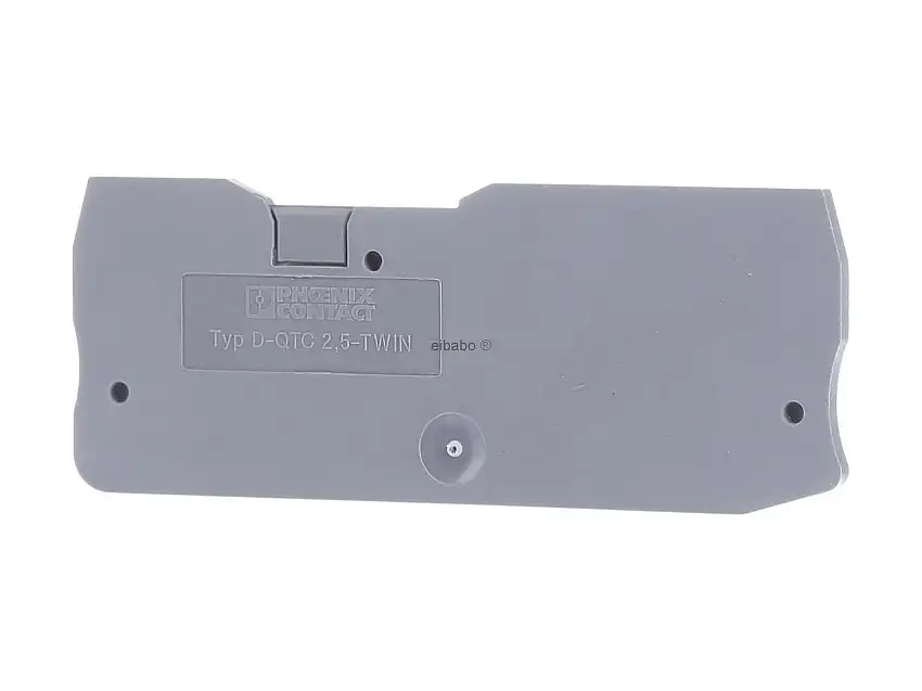 Abschlussdeckel für Reihenklemmen D-QTC 2,5-TWIN