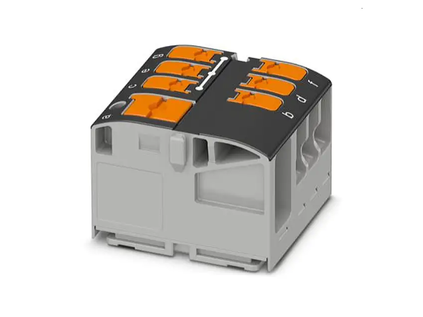 Verteilerblock PTVFIX 6/6X2,5 BK