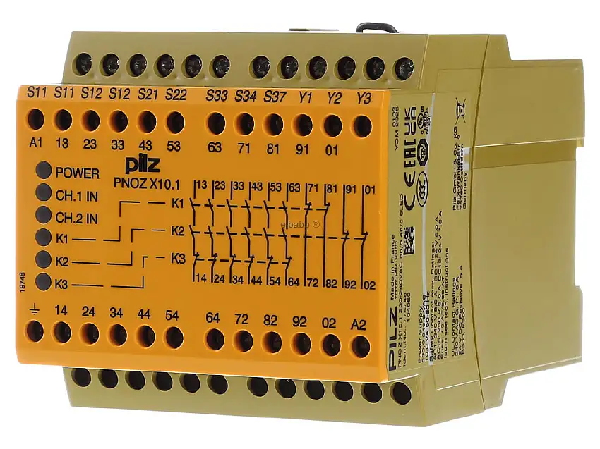Not-Aus-Schaltgerät 230-240AC6n/o4nc6LED PNOZ X10.1 #774746