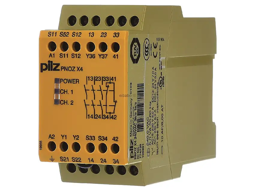 Not-Aus-Schaltgerät 240VAC 3n/o 1n/c PNOZ X4 #774739