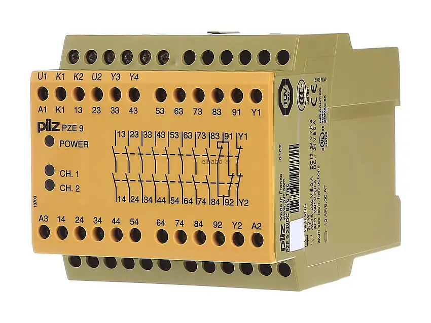 Kontakterweiterungsblock 24VDC 8n/o 1n/c PZE 9 #774150