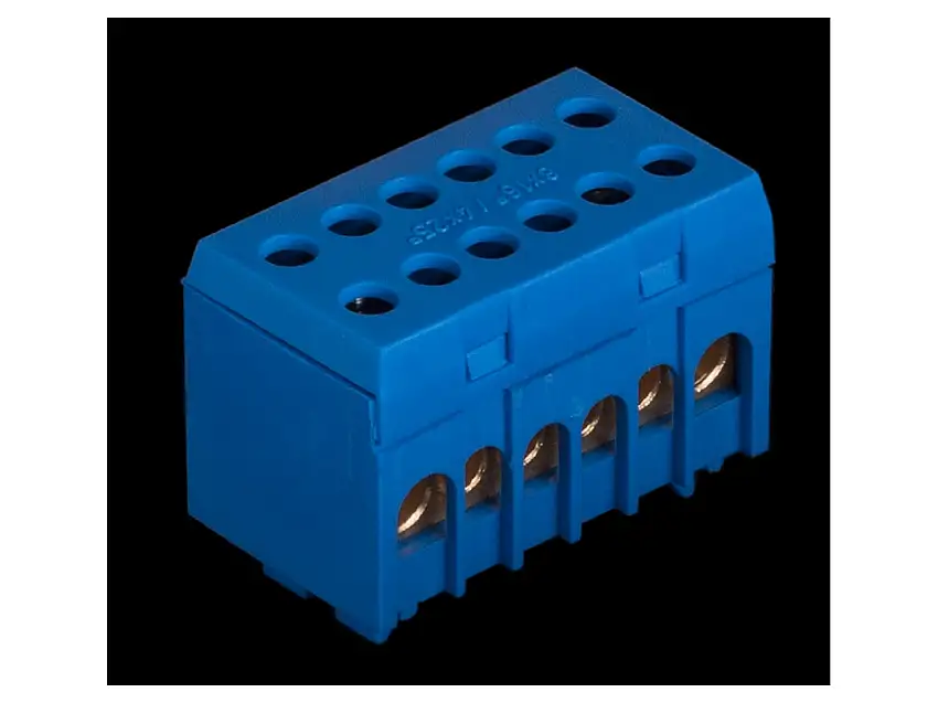 Klemmenblock 8x16, 4x25, blau 2020239