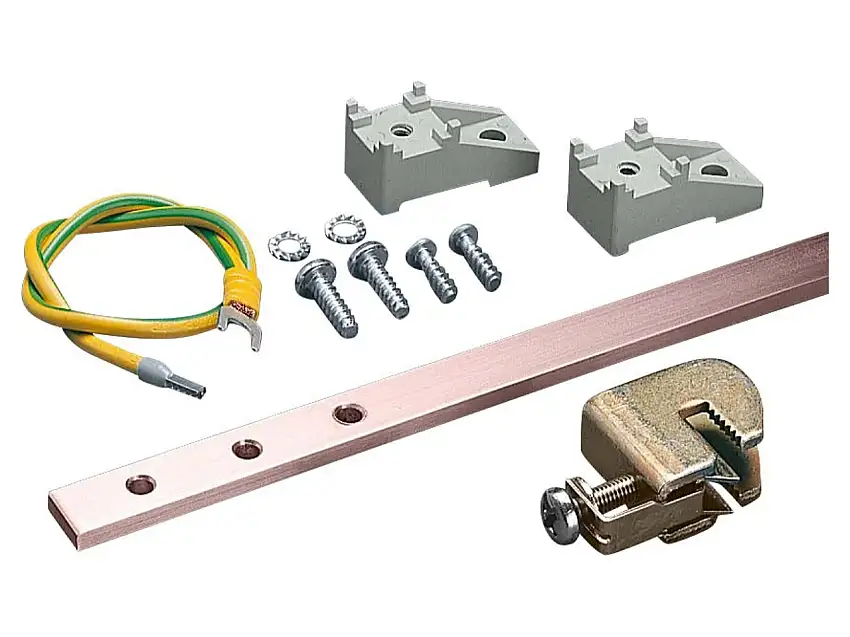 Erdungsschiene Cu, Länge 1000mm DK 7543.000 (VE1Set)