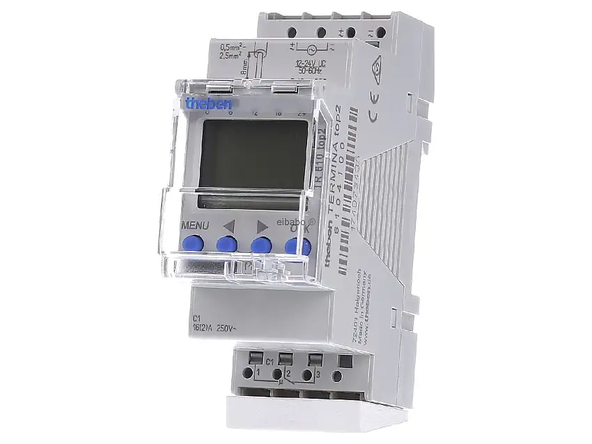 Zeitschaltuhr digital 1-Kanal 7Tag 2TE TR 610 top2 24V