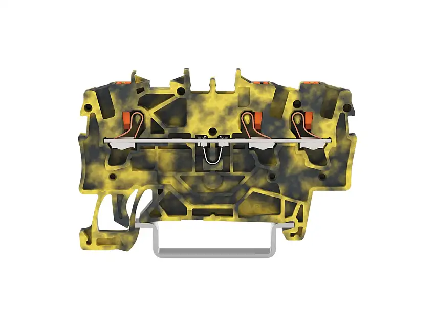 3L-Durchgangsklemme 1,5 qmm, dunkelgr-ge 2201-1301/000-053