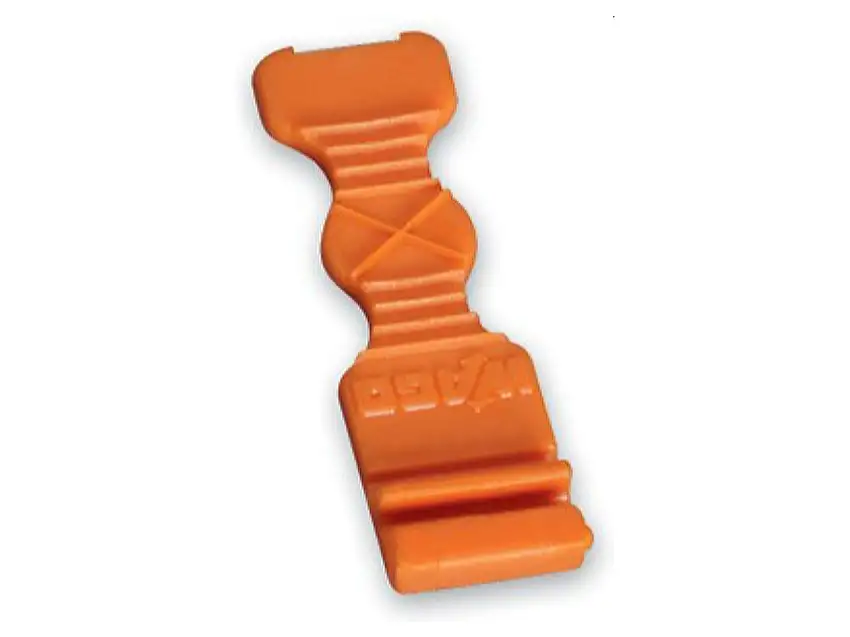 Zugentlastungsplatte 6mm breit,orange 734-227