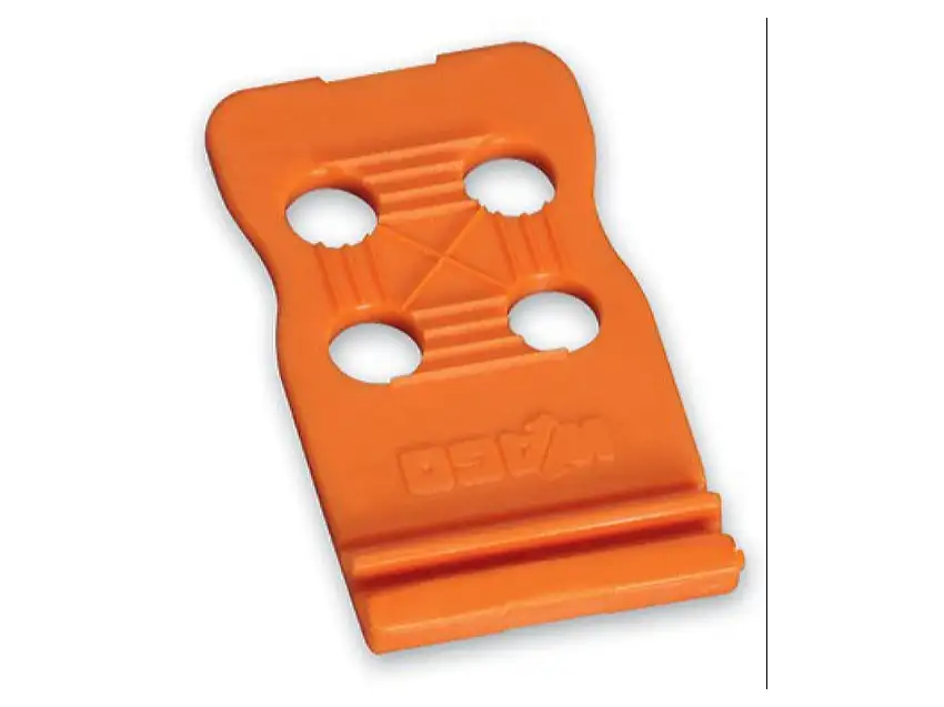 Zugentlastungsplatte 12,5mm breit,orange 734-228