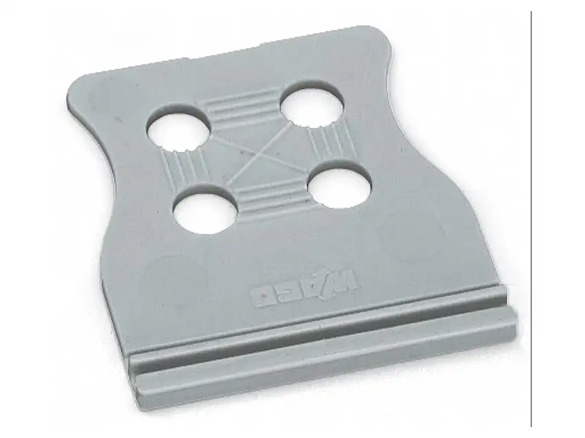 Zugentlastungsplatte 6mm, grau 734-327