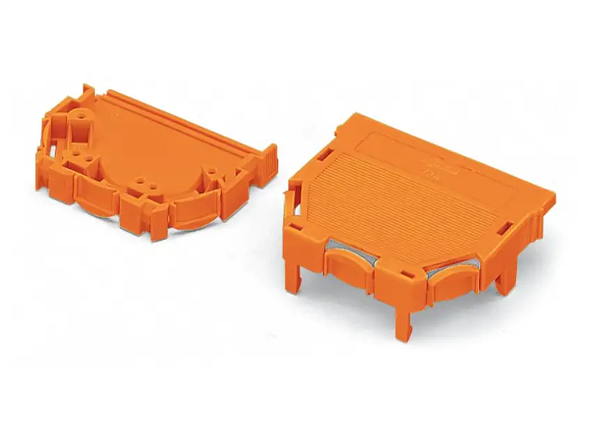 Zugentlastungsgehäuse 2-teilig,orange 734-642