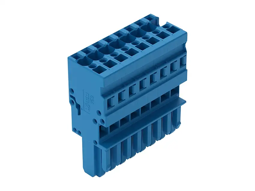 1-Leiter-Federleiste CAGE CLAMP,4mm², blau 769-108/000-006