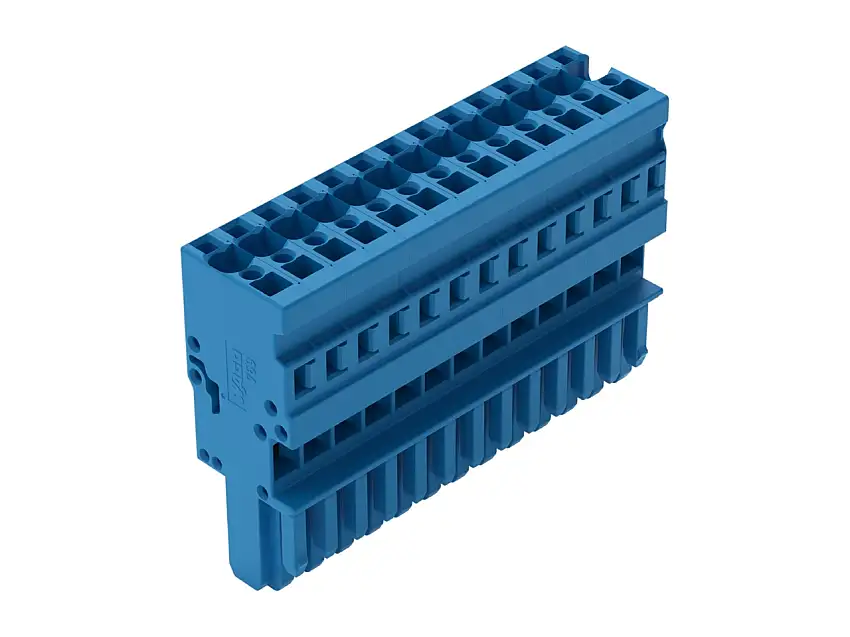 1-Leiter-Federleiste CAGE CLAMP,4mm², blau 769-113/000-006